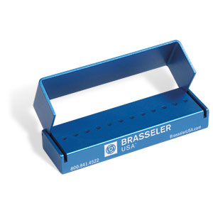 A622 Blue Aluminum Bur Block 12 RA product image