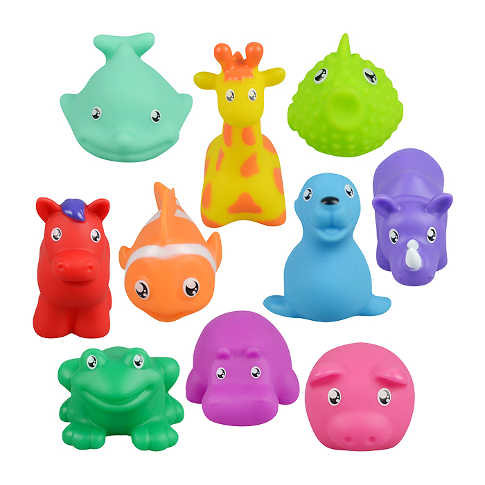 Toys Rubber Mini Assorted Animals Assortment 50/Pk product image