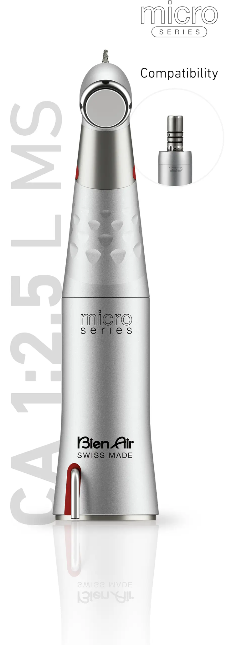 High Speed Electric Perio Handpiece Contra Angle 1:2.5 Micro-Series Ea product image