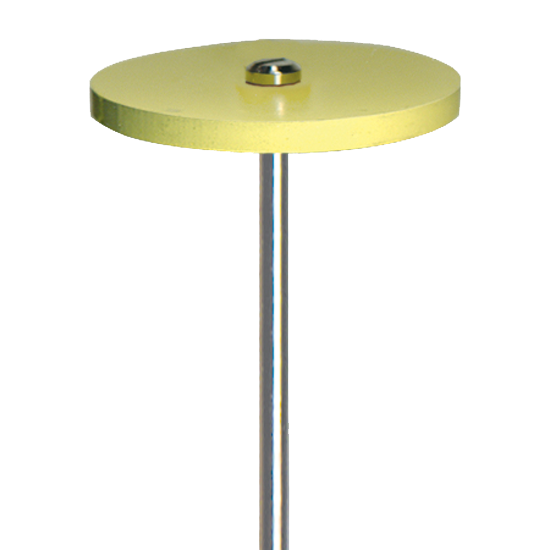 Yellow Hi-Glaze Diamond Porcelain Polisher 1" Wheel HP image