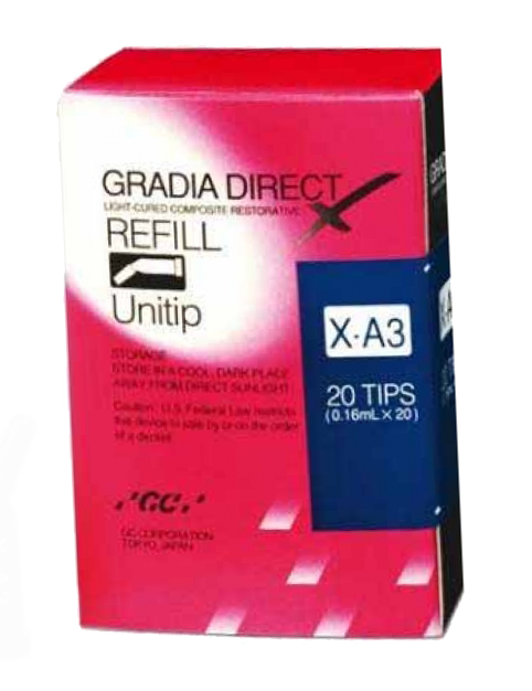 Gradia Direct X Universal Composite, Unitip Refill, 0.16 ml, X-A1, 20/Pk product image
