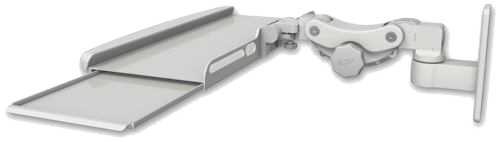 Paralink Keyboard Tray with Wrist Rest Bend Wall Mount product image