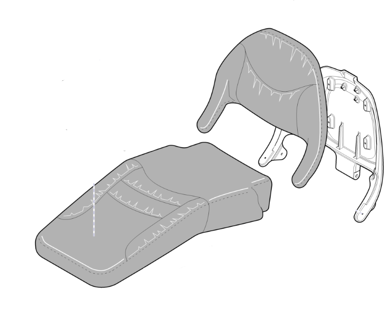 UltraComfort® Seat/Back Upholstery Arctic product image