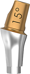 Kontact  NanoPost Angulated Short Abutment 15 Degrees Diameter 4.2mm Height 3mm product image