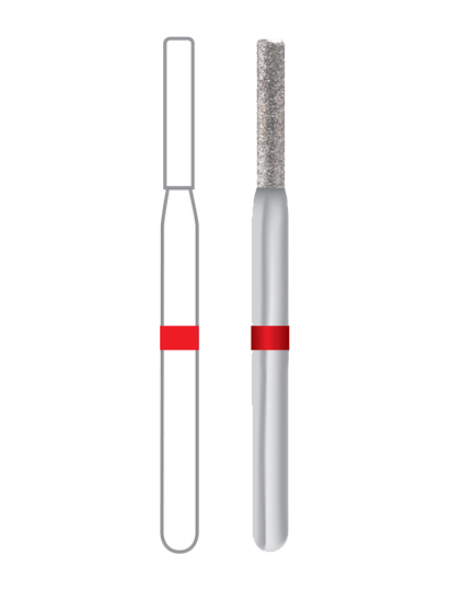 Diamond Bur Friction Grip Fine 836-012F 5/Pk image