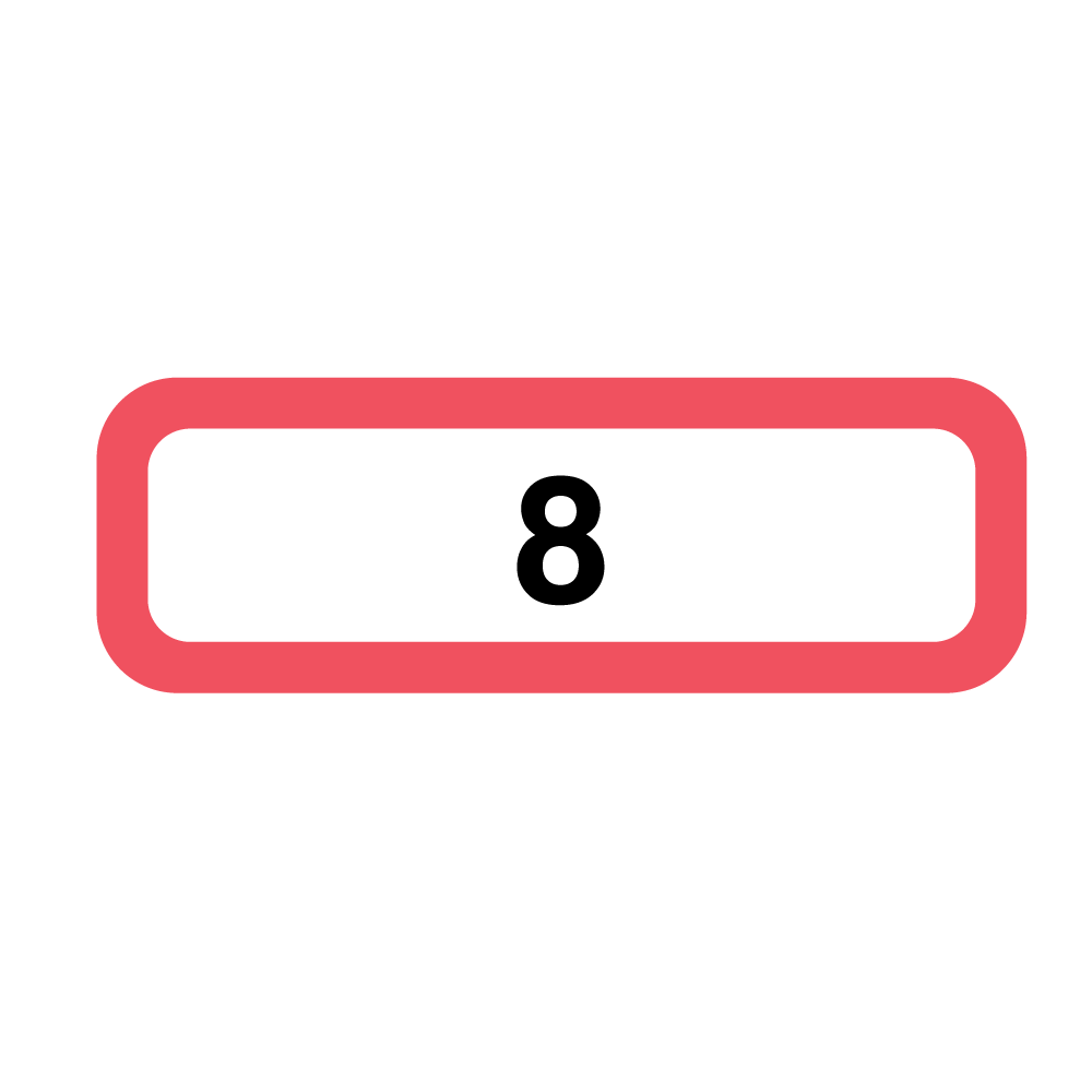 #8 Position Labels Horizontal 1/Roll product image