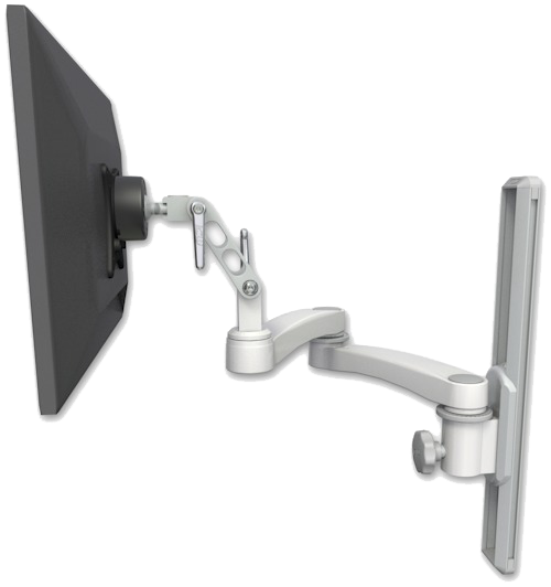 Ultra 500 LCD Mount on 19" Wall Track Slider with 20" Double-Arm product image
