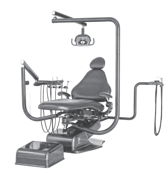 Pivot Chair Mount Dr's Unit with Internal Umbilical and Standard IC Head product image