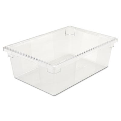 Rubbermaid® Food/Tote Box 12.5gal 26"W x 18"D x 9"H Clear product image