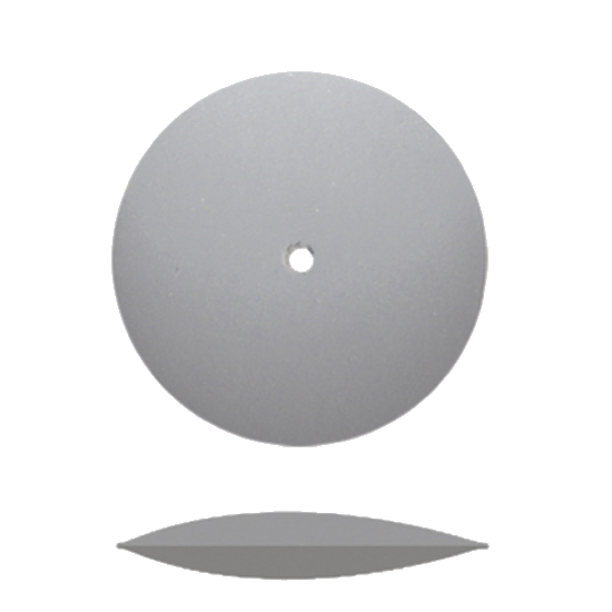 Silicone Rubber Wheels Porcelain Polishers Gray 12/Bx image