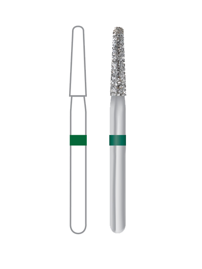 Diamond Bur Friction Grip Short Shank Coarse 856-016C 5/Pk product image