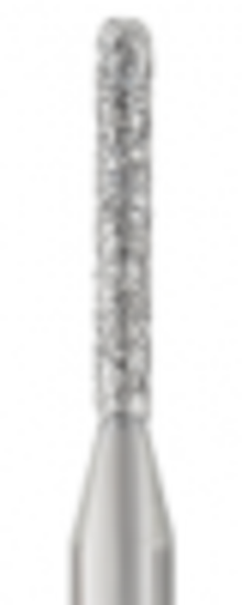 #880-010 Coarse Piranha Diamond Round End Cylinder FG Box of 25 image