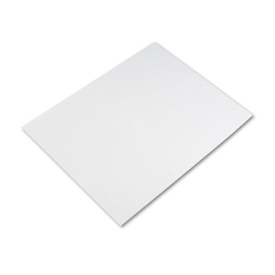 Pacon Four-Ply Poster Board 28" x 22" White Carton of 25 product image