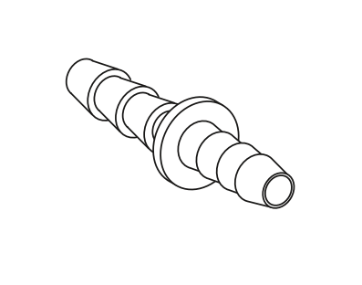 Barb Inline Conector 1/4" Pack of 10 product image