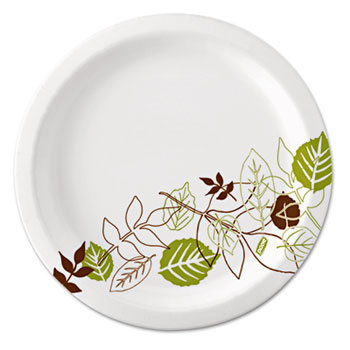 Dixie® Pathways Medium Weight Paper Plates 8-1/2" WiseSize Carton of 500 product image