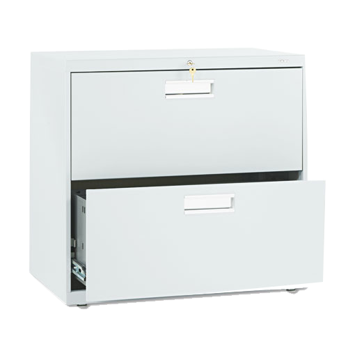 600 Series Light Gray Two-Drawer Lateral File 30" image