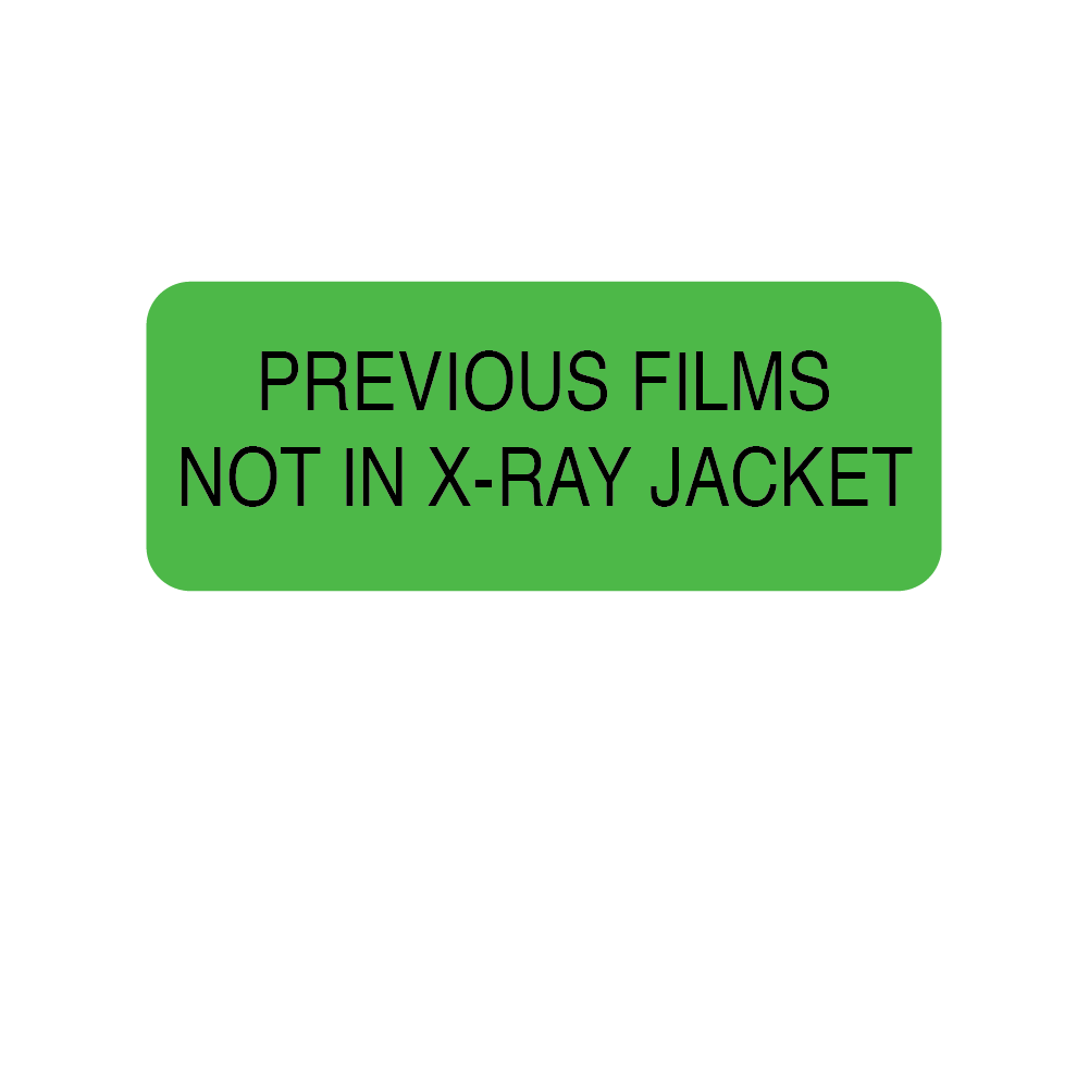 Information Labels - Previous Films 1/Roll product image