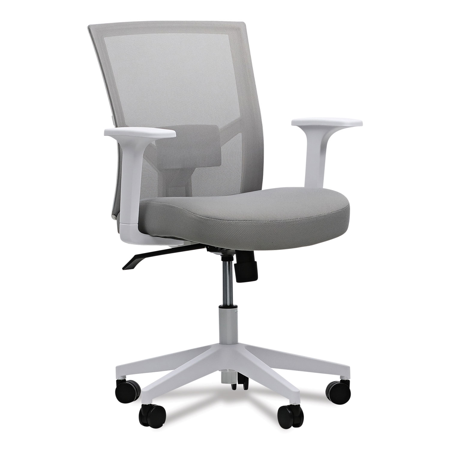 Workspace by Alera Mesh Back Fabric Task Chair Gray Seat Gray Back product image