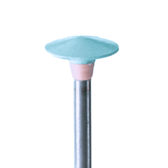 #9718-100 Turquoise/Beige Polisher Knife Edge Wheel RA Pack of 2 product image