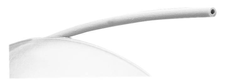 Gray Elastomer Tubing 025 25 foot spool product image