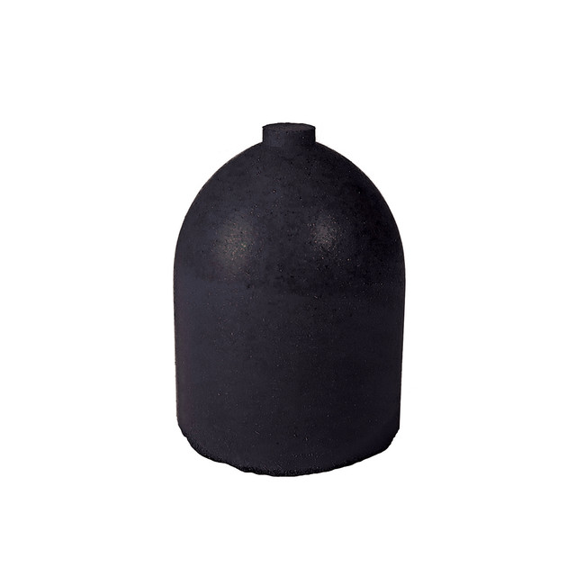 Rubberized Abrasive Cone - Bullet 1" x 3/4" - Black Coarse S/C product image