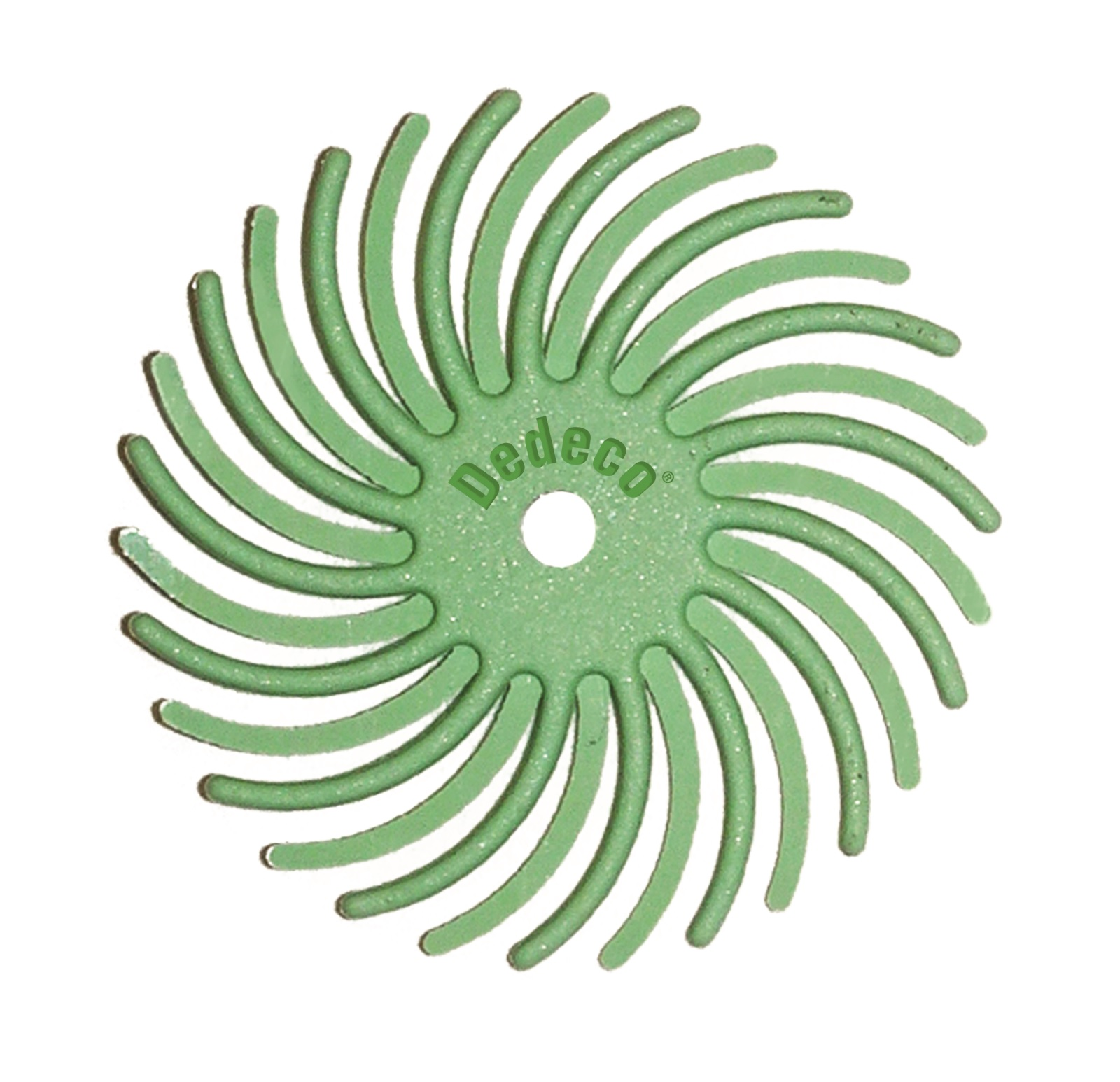 Sunburst Finishing Abrasive Wheels Wheel Light Green Box 12/Bx image