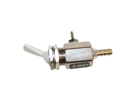 3 Way Toggle Valve On/Off Gray product image