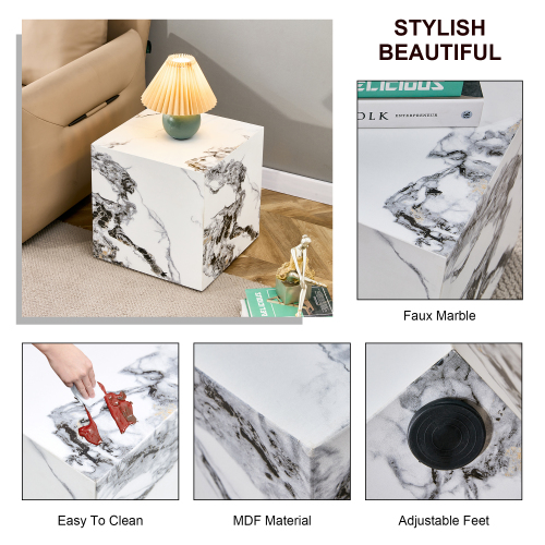 Modern White Black White Marble Type product image