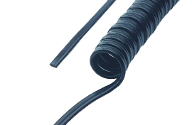 Syringe Tubing 2 Hole Asepsis Coiled Black product image