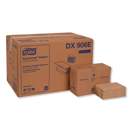 Tork® Xpressnap Interfold Dispenser Napkins Natural 2-Ply 13 X 8.5 Carton of 500 product image