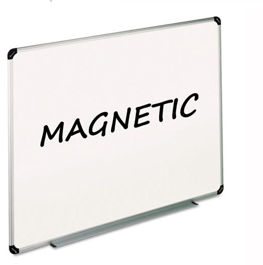 Universal One Magnetic Dry Erase Board Melamine 48 x 36 White Aluminum/Plastic Frame product image