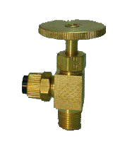 Right Angle Needle Valve 1/4" Poly x 1/4" MPT product image