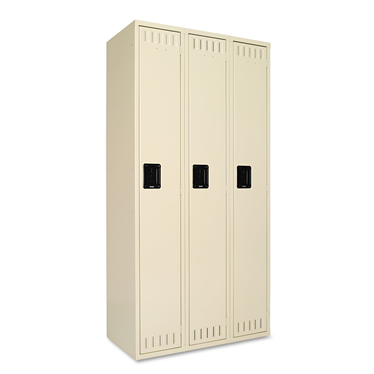 Tennsco Single Tier Locker Three Units Sand 36W x 18D x 72H product image