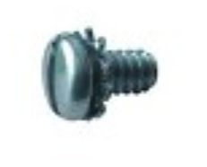Slotted Pan Head Screw 6-32 X 1/4 Zinc product image