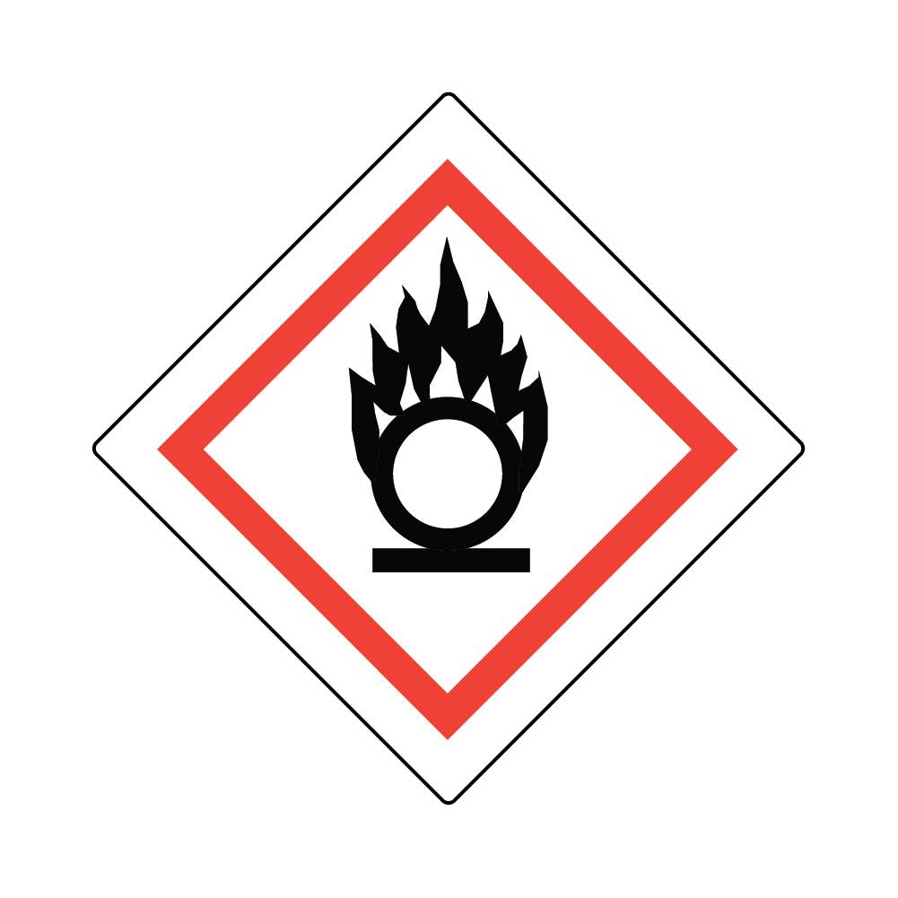 GHS Pictogram Label Oxidising 4" x 4" 1/Roll product image
