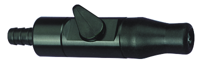 Saliva Ejector, with 1/4" Swivel Tubing Adapter, Plastic, Black, 1/Pk, B10112 image