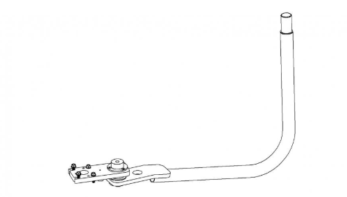 DCI Gray Swing Mount Light Pole only product image