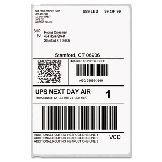 Dymo Label/Writer Shipping Label 4" x 6" White Roll of 200 product image