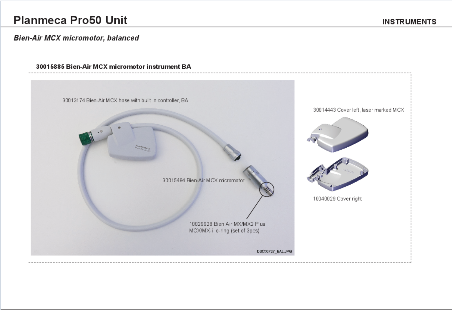 Bien-Air MCX Hose with Built in Controller BA image