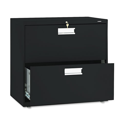 600 Series Black Two-Drawer Lateral File 30" image