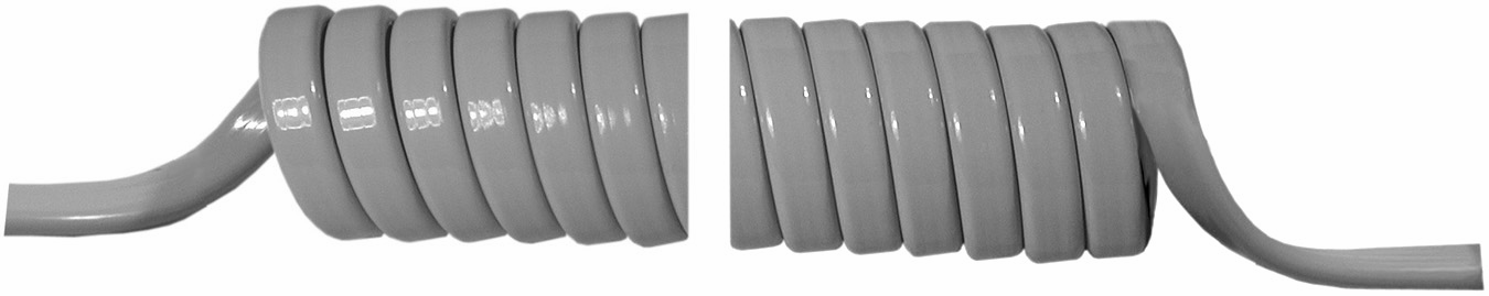 2-Hole Asepsis Syringe Tubing Coiled Grey product image