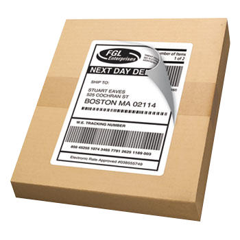 Avery® 95900 Shipping Label with TrueBlock® Technology Laser/Inkjet 5.5" x 8.5" White Box of 1.000 product image