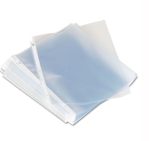 Universal Clear Top-Load Poly Sheet Protectors Standard Letter Box of 100 product image