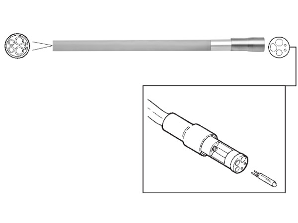 Euro HP Illumination Replacement Tubing with LED Bulb Surf 6 Straight product image