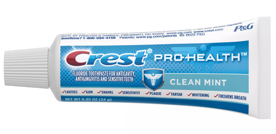 Crest Pro Health Clean Mint Paste 0.85oz Trial Size Case of 72 | Benco ...