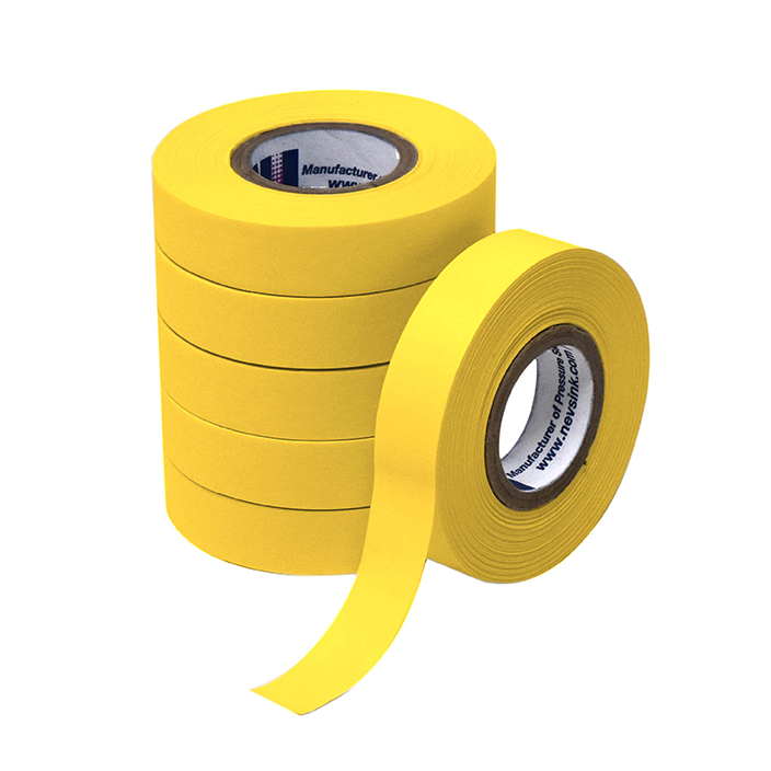 Yellow Labeling Tape 1/2" Wide x 500" Box of 6 product image