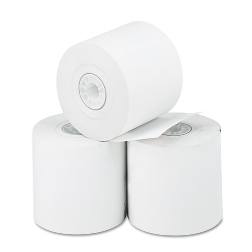PM Company Thermal Paper Rolls Cash Register/Calculator 2-1/4" x 165' White Pack of 3 product image