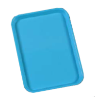 Flat Tray Size B Light Blue
