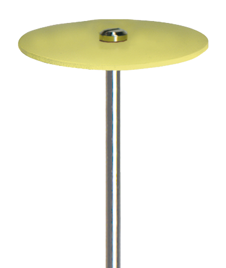 Yellow Hi-Glaze Diamond Porcelain Polisher 1" Knife-Edge HP image