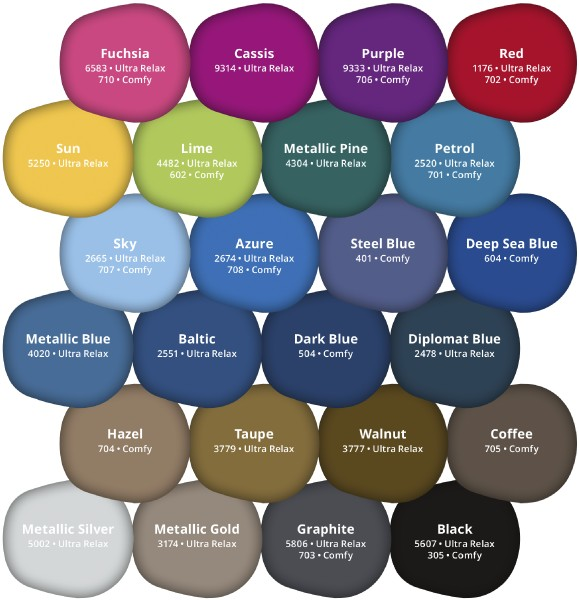 Black Comfy Upholstery for Fixed Legrest product image